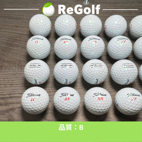 【中古】 ロストボール タイトリスト VG3 ホワイト 2020年モデル 20球 Bランク ゴルフボール リゴルフ