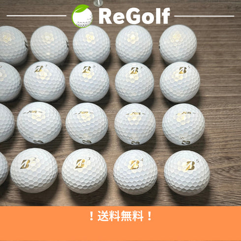 【中古】 ロストボール ブリヂストン ツアーB TOUR B JGR パール 2021年モデル 20球 Aランク ゴルフボール リゴルフ