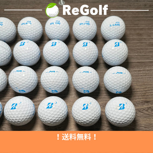 【中古】 ロストボール ブリヂストン ツアーB TOUR B JGR スプラッシュ ホワイト 20 21年モデル 20球 Cランク ゴルフボール リゴルフ