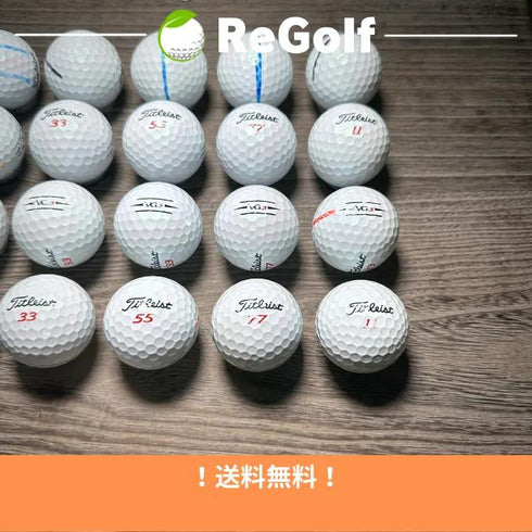 【中古】 ロストボール タイトリスト VG3 ホワイト 2020年モデル 20球 Cランク ゴルフボール リゴルフ
