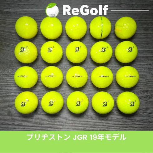 【中古】 ロストボール ブリヂストン ツアーB TOUR B JGR イエロー 2019年モデル 20球 Cランク ゴルフボール リゴルフ