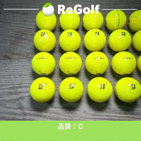 【中古】 ロストボール ブリヂストン ツアーB TOUR B JGR イエロー 2019年モデル 20球 Cランク ゴルフボール リゴルフ