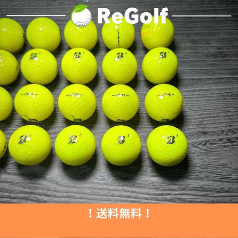 【中古】 ロストボール ブリヂストン ツアーB TOUR B JGR イエロー 2019年モデル 20球 Cランク ゴルフボール リゴルフ