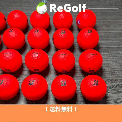 【中古】 ロストボール ブリヂストン ツアーB TOUR B JGR マット レッド 2019年モデル 20球 Cランク ゴルフボール リゴルフ