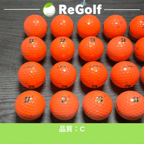 【中古】 ロストボール ブリヂストン ツアーB TOUR B JGR オレンジ 2019年モデル 20球 Cランク ゴルフボール リゴルフ