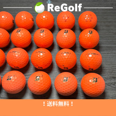 【中古】 ロストボール ブリヂストン ツアーB TOUR B JGR オレンジ 2019年モデル 20球 Cランク ゴルフボール リゴルフ