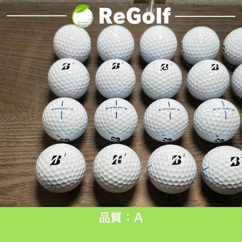 【中古】 ロストボール ブリヂストン エクストラソフト ホワイト 2025年モデル 20球 Aランク ゴルフボール リゴルフ