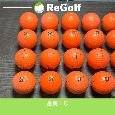 【中古】 ロストボール ブリヂストン エクストラソフト オレンジ 2025年モデル 20球 Cランク ゴルフボール リゴルフ