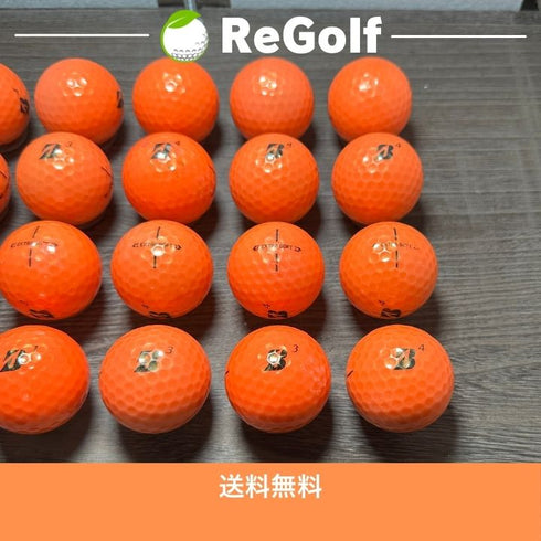 【中古】 ロストボール ブリヂストン エクストラソフト オレンジ 2025年モデル 20球 Cランク ゴルフボール リゴルフ