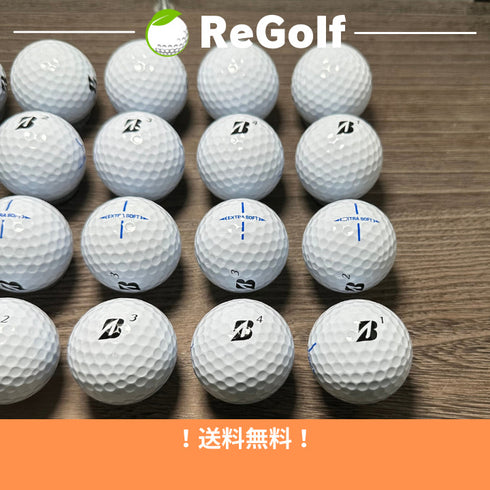 【中古】 ロストボール ブリヂストン エクストラソフト ホワイト 2023年モデル 20球 Aランク ゴルフボール リゴルフ