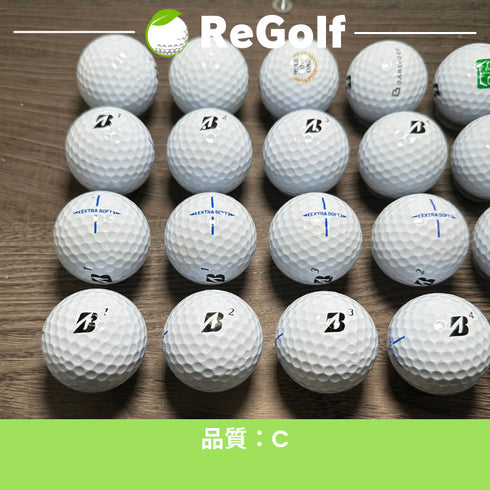 【中古】 ロストボール ブリヂストン エクストラソフト ホワイト 2023年モデル 20球 Cランク ゴルフボール リゴルフ