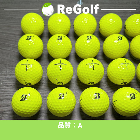 【中古】 ロストボール ブリヂストン エクストラソフト イエロー 2023年モデル 20球 Aランク ゴルフボール リゴルフ