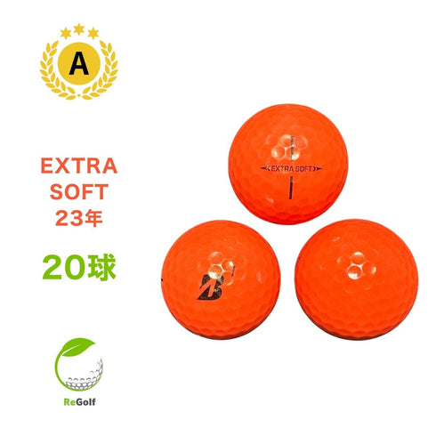 【中古】 ロストボール ブリヂストン エクストラソフト オレンジ 2023年モデル 20球 Aランク ゴルフボール リゴルフ