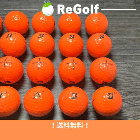【中古】 ロストボール ブリヂストン エクストラソフト オレンジ 2023年モデル 20球 Aランク ゴルフボール リゴルフ