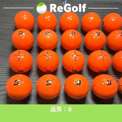 【中古】 ロストボール ブリヂストン エクストラソフト オレンジ 2023年モデル 20球 Bランク ゴルフボール リゴルフ