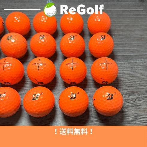 【中古】 ロストボール ブリヂストン エクストラソフト オレンジ 2023年モデル 20球 Bランク ゴルフボール リゴルフ