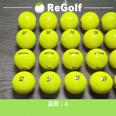 【中古】 ロストボール ブリヂストン スーパー ストレート イエロー 2021年モデル 20球 Aランク ゴルフボール リゴルフ