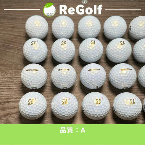 【中古】 ロストボール ブリヂストン スーパー ストレート パール 2021年モデル 20球 Aランク ゴルフボール リゴルフ
