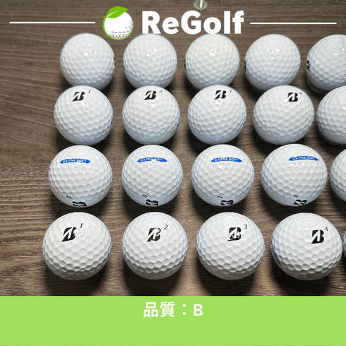 【中古】 ロストボール ブリヂストン エクストラソフト ホワイト 2021年モデル 20球 Bランク ゴルフボール リゴルフ
