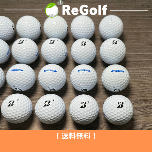 【中古】 ロストボール ブリヂストン エクストラソフト ホワイト 2021年モデル 20球 Bランク ゴルフボール リゴルフ