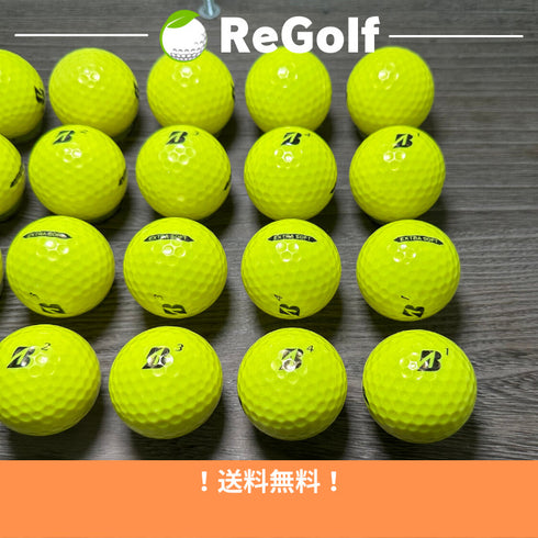 【中古】 ブリヂストン エクストラソフト イエロー 2021年モデル 20球 Aランク ゴルフボール リゴルフ