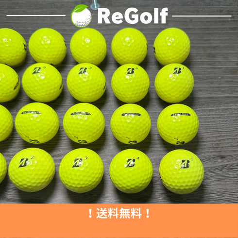 【中古】 ロストボール ブリヂストン エクストラソフト イエロー 2021年モデル 20球 Bランク ゴルフボール リゴルフ