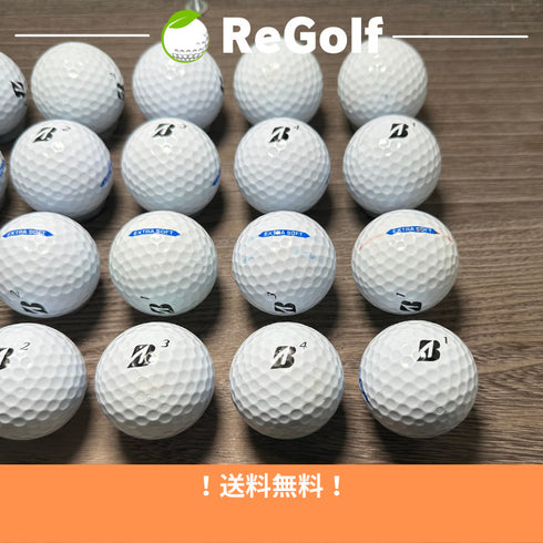 【中古】 ロストボール ブリヂストン エクストラソフト ホワイト 2021年モデル 20球 Cランク ゴルフボール リゴルフ