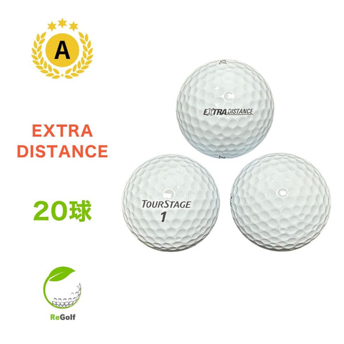 【中古】 ロストボール ブリヂストン ツアーステージ エクストラディスタンス ホワイト 20球 Aランク ゴルフボール リゴルフ