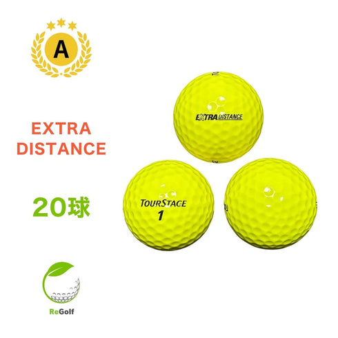 【中古】 ロストボール ブリヂストン ツアーステージ エクストラディスタンス イエロー 20球 Aランク ゴルフボール リゴルフ