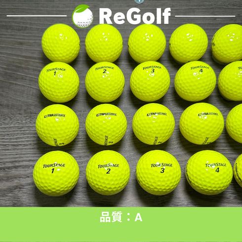 【中古】 ロストボール ブリヂストン ツアーステージ エクストラディスタンス イエロー 20球 Aランク ゴルフボール リゴルフ
