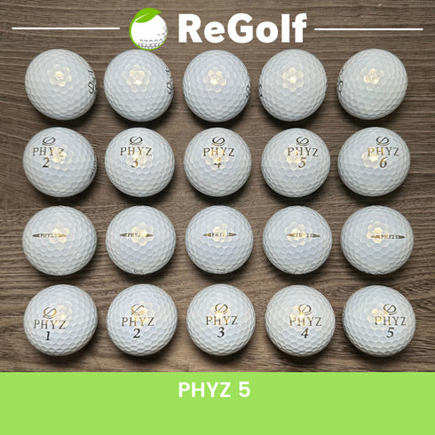 【中古】 ロストボール ブリヂストン PHYZ ファイズ ファイブ パール 20球 Aランク ゴルフボール リゴルフ