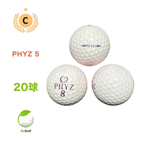 【中古】 ロストボール ブリヂストン PHYZ ファイズ ファイブ 5 ピンク 20球 Bランク ゴルフボール リゴルフ