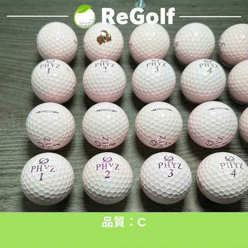 【中古】 ロストボール ブリヂストン PHYZ ファイズ ファイブ 5 ピンク 20球 Bランク ゴルフボール リゴルフ
