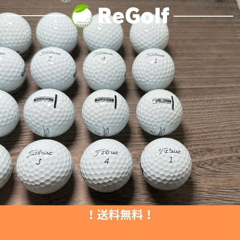 【中古】 ロストボール タイトリスト ツアーソフト ホワイト 2024年モデル 20球 Aランク ゴルフボール リゴルフ