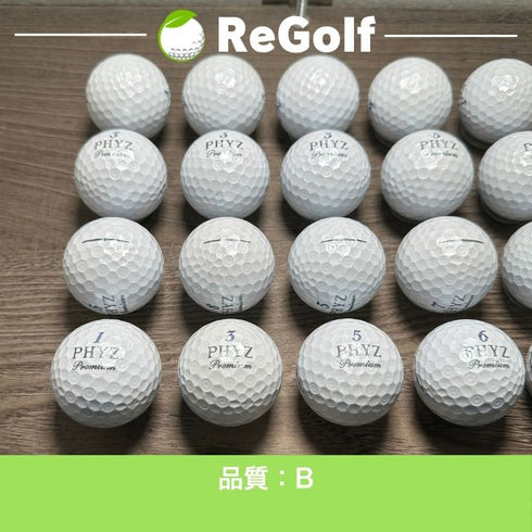 【中古】 ロストボール ブリヂストン PHYZ ファイズ プレミアム プラチナムパール 20球 Bランク ゴルフボール リゴルフ