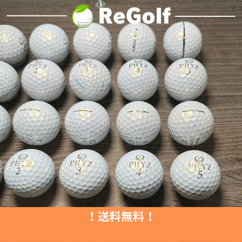 【中古】 ロストボール ブリヂストン PHYZ ファイズ パール 銘柄混合 20球 ACランク ゴルフボール リゴルフ