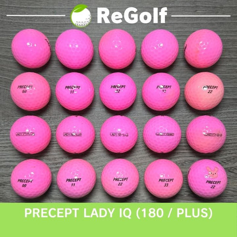 【中古】 ロストボール プリセプト レディ IQ ピンク 20球 ACランク ゴルフボール リゴルフ