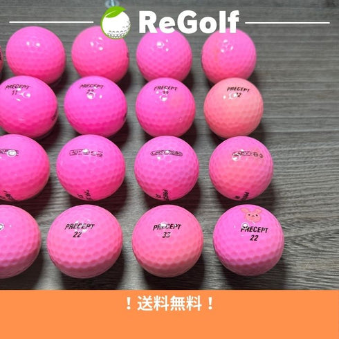 【中古】 ロストボール プリセプト レディ IQ ピンク 20球 ACランク ゴルフボール リゴルフ