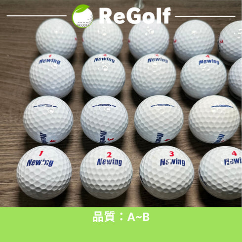 【中古】 ロストボール ブリヂストン ニューイング スーパーソフトフィール ホワイト 20球 ABランク ゴルフボール リゴルフ