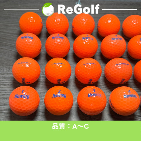 【中古】 ロストボール ブリヂストン ニューイング スーパーソフトフィール オレンジ 20球 ACランク ゴルフボール リゴルフ