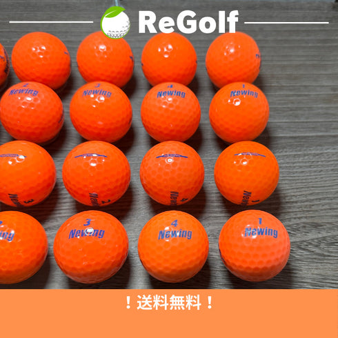 【中古】 ロストボール ブリヂストン ニューイング スーパーソフトフィール オレンジ 20球 ACランク ゴルフボール リゴルフ