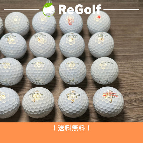 【中古】 ロストボール ブリヂストン ニューイング プレミアム ブリル パール 20球 ACランク ゴルフボール リゴルフ