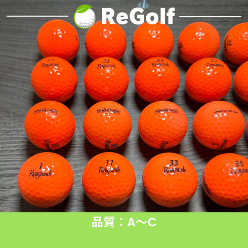 【中古】 ロストボール ブリヂストン レイグランデ オレンジ 銘柄混合 20球 ACランク ゴルフボール リゴルフ