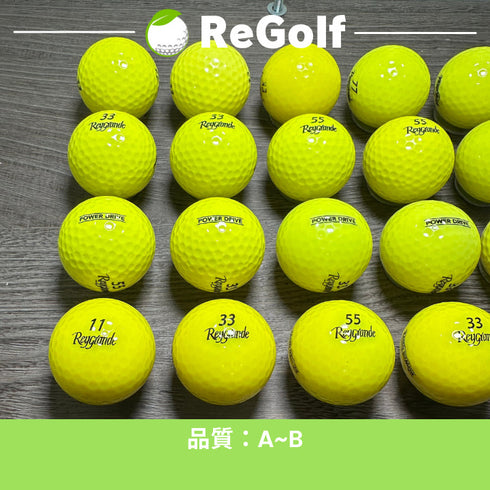 【中古】 ロストボール ブリヂストン レイグランデ イエロー 銘柄混合 20球 ABランク ゴルフボール リゴルフ