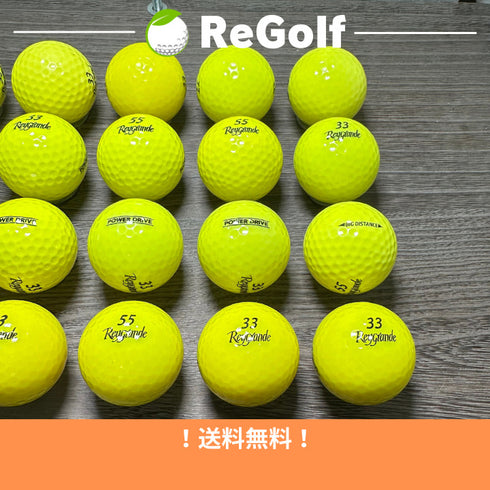 【中古】 ロストボール ブリヂストン レイグランデ イエロー 銘柄混合 20球 ABランク ゴルフボール リゴルフ