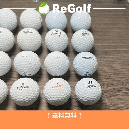 【中古】 ロストボール ブリヂストン レイグランデ 銘柄混合 ホワイト 20球 ABランク ゴルフボール リゴルフ