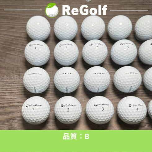 【中古】 ロストボール テーラーメイド TP5 ホワイト 2021年モデル 20球 Bランク ゴルフボール リゴルフ