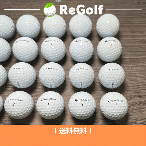 【中古】 ロストボール テーラーメイド TP5 ホワイト 2021年モデル 20球 Bランク ゴルフボール リゴルフ