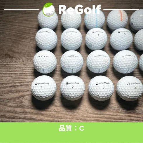 【中古】 ロストボール テーラーメイド TP5 ホワイト 2021年モデル 20球 Cランク ゴルフボール リゴルフ