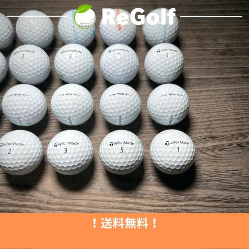 【中古】 ロストボール テーラーメイド TP5 ホワイト 2021年モデル 20球 Cランク ゴルフボール リゴルフ